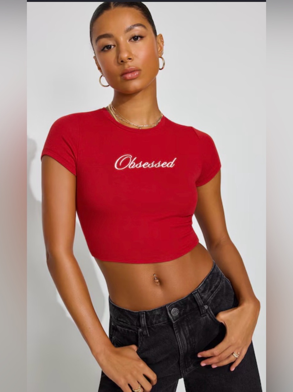 Garage Red Baby Tee